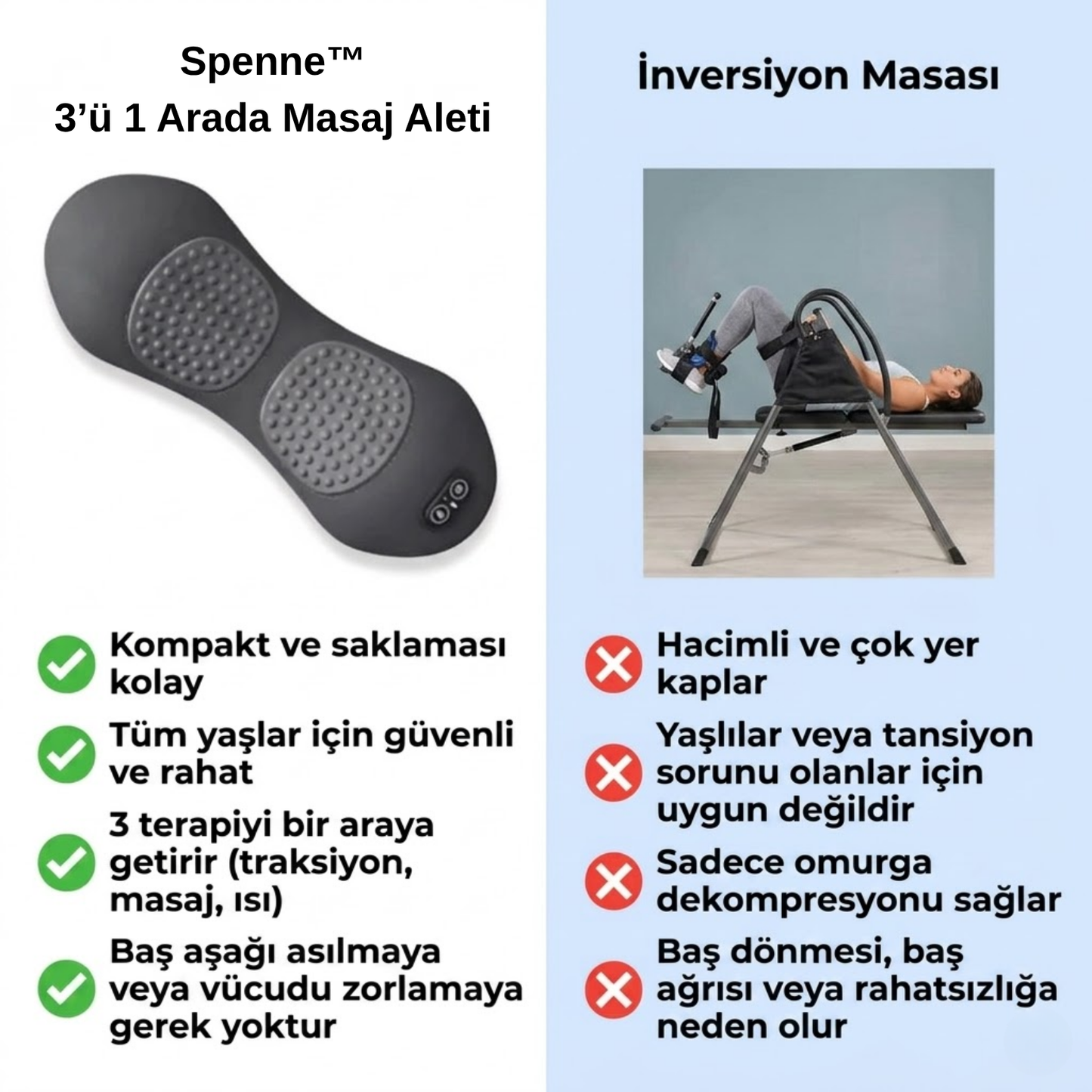 Spenne™ - Üç Terapili Masaj Aleti