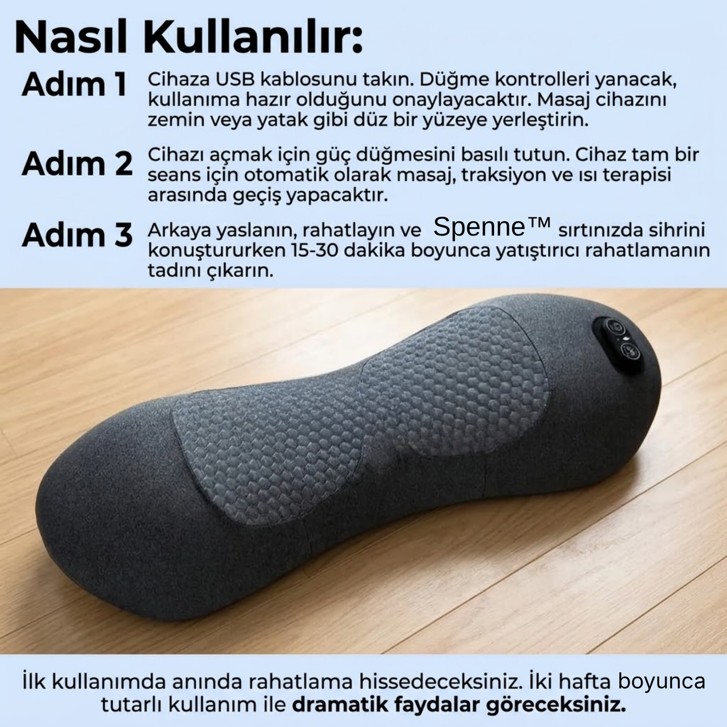 Spenne™ - Üç Terapili Masaj Aleti